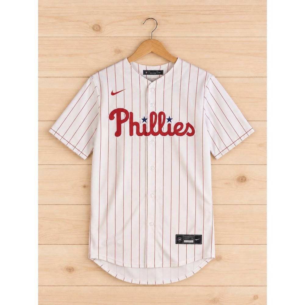 Nike Philadelphia Phillies Alec Bohm 28 Home Jersey Men's Medium NWT MLB White